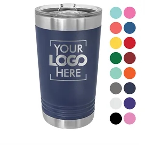 Custom Logo Polar Camel 16oz Insulated Beer Pint Tumbler with Lid