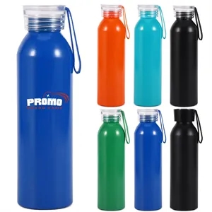 20oz. Wide Mouth Sport Water Bottle W/ Handle And Lid