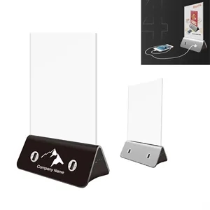 Menu Holder With Power Bank