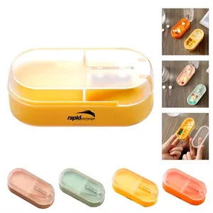 Pill Cutter With Storage Box