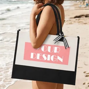 Canvas Beach Tote Bag Girls Trip Eco Friendly Hawaii Gifts