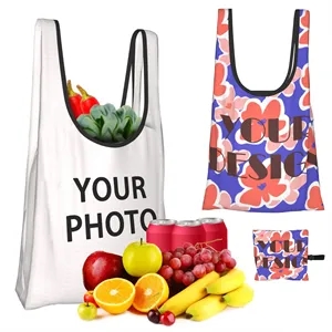 Foldable Grocery Bag Shoulder Reusable Shopping Market Tote