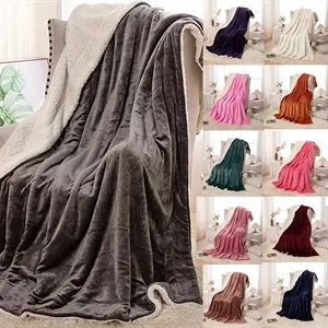 Custom Logo Warm blanket for office naps