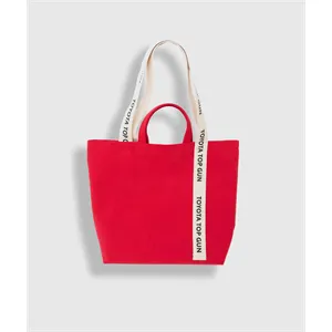 Custom Logo Colored Mono Strap Tote Bag