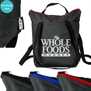 Eco-Conscious 10" x 4" x 15"RPET Tote/Backpack