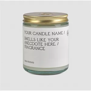 Anecdote Candles Custom 7.8oz Jar Candle -Coffee & Cedarwood