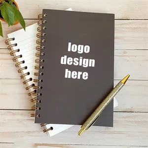 Custom Logo Custom A5 Spiral Notebooks Personalized Gifts