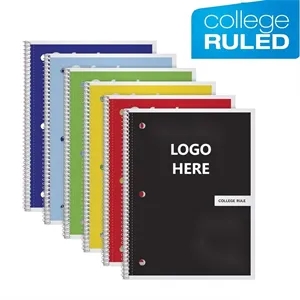 College Ruled Paper Spiral Notebook