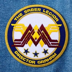 3" Embroidered Sewn on Patches
