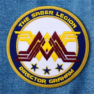 2" Embroidered Sewn on Patches