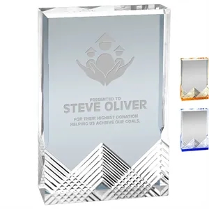 4.25" x 6" Gilded Apex Mirage Acrylic Award