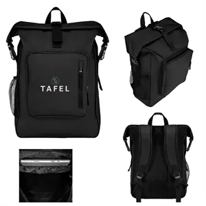 Custom Logo Drift Roll-Top Computer Backpack