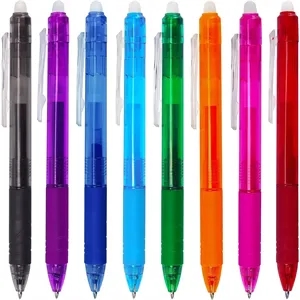 Clicker Erasable Gel Pens Fine Point 0.7 mm