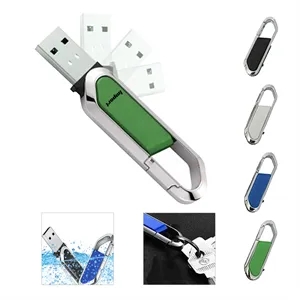 2 GB Carabiner Swivel USB Drive