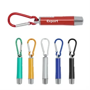 LED Flashlight with Swivel Keychain