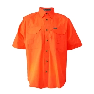 Blaze 100% Polyester Fishing Shirt Short sleeves