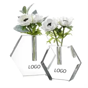 Octagon Crystal Bud Vase