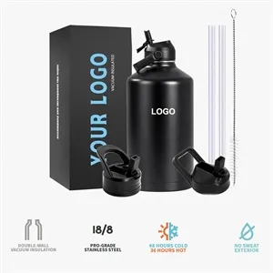 64oz Insulated Vacuum Cooling Water Bottle