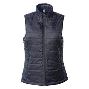Custom Logo INDEPENDENT TRADING CO. WOMEN'S HYPER-LOFT PUFFY VEST