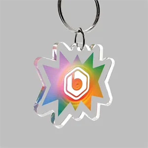 Custom Ultra Vivid Color Keychain