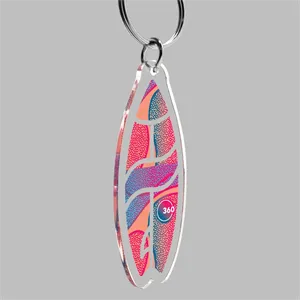 1/8" Custom Ultra Vivid Color Keychain