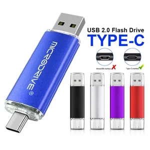 Dual Interface Metal USB C Flash Drive