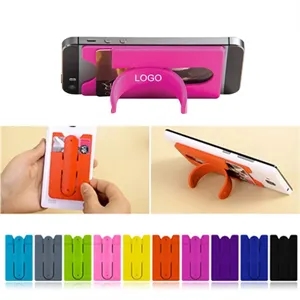 Silicone Phone Wallet With Stand