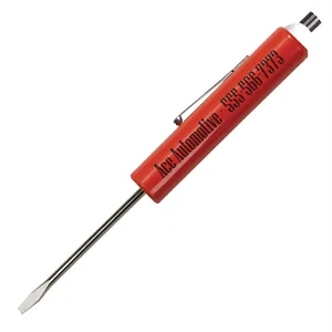 Jumbo Pocket Screwdriver - 1/8" Flat Tip Blade w/Magnet Top