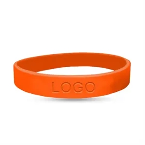 Debossed Silicone Wristband Bracelet