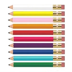 Hex Golf Pencils with Eraser