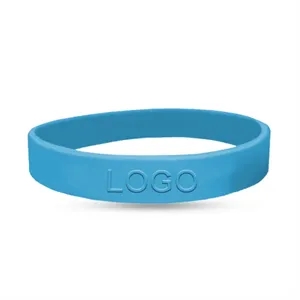 Custom Embossed Silicone Wristbands-H