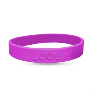 Custom Embossed Silicone Wristbands-AA