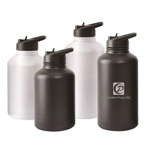 Stainless Steel Sports 64 oz Insulated Water Bottle Jug