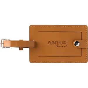 Pineapple Leather Luggage Tag