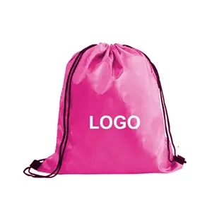 Custom Logo Drawstring Cinch-Up Backpack - WD