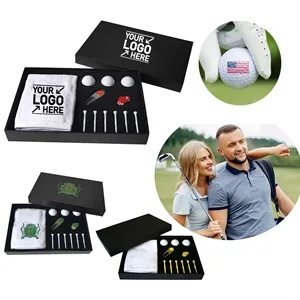 Custom Golf Towel Pack Accessories Set with Balls