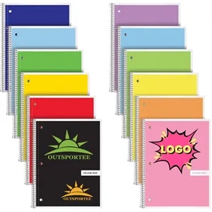 College Ruled Paper Spiral Notebook with Custom Cover
