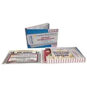 6-1/2" x 4-1/4" x 3/4" - Popcorn Mailer Pack