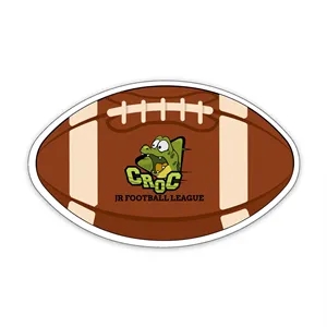 Football Shaped NoteKeeper™ Magnet 35 mil