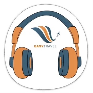 Head Phones Shaped NoteKeeper™ Magnet 35 mil