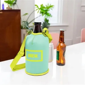 Neoprene Growler Cover with Strap