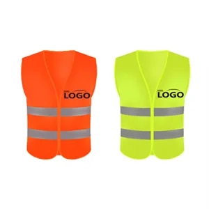 Reflective High Visibility Vests Safe Site Traffic