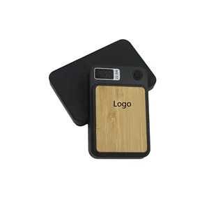 5000 Mah Bamboo Magnetic Power Bank