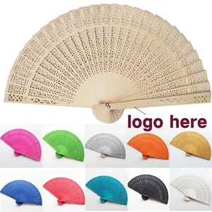 Wooden Folding Fan Wedding Gifts for Guest