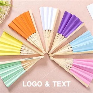 Handheld Paper Fan Foldable Wedding Gifts