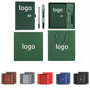 Custom Logo A5 Notebook Journal Stationery Gift Box Set