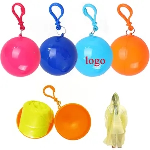 Portable Disposable Raincoats Ball Waterproof  Rain Poncho