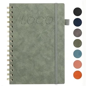 Custom Logo A5 Lined Spiral Notebook