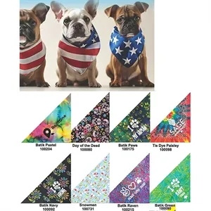 Novelty Pattern & Theme Design Pet Bandana Triangle-XS-Small