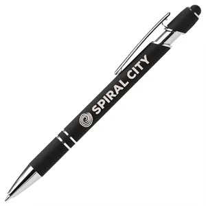 Ellipse Softy Recycled Pen w/ Stylus + Anti-Fraud Ink